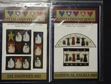 TWO - Little Country Quilts - Holiday Pattern...