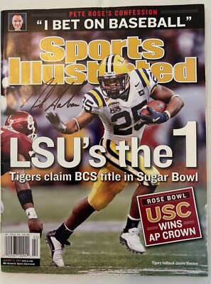 Nick Saban Signed Autographed Sports Illustrated Full Magazine No Label!  LSU #1