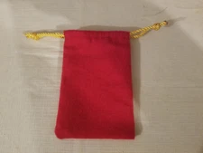 NEW Red Pouch Drawstring Bag For Jon-e Standard Size Hand Warmer