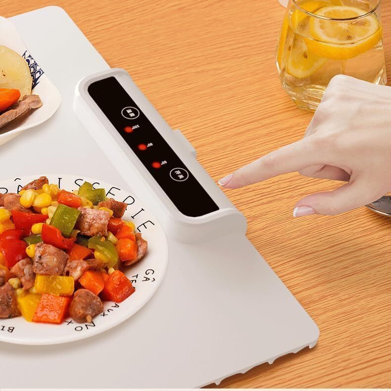 Portable Electric Warming Tray Silicone Adjustable Temperature Heating Tray eBay