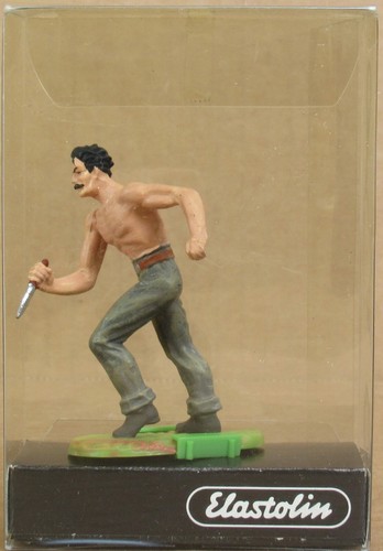 Elastolin by Preiser 7185 Running Cowboy w/Knife 1:25 (70mm) G-Gauge NOS