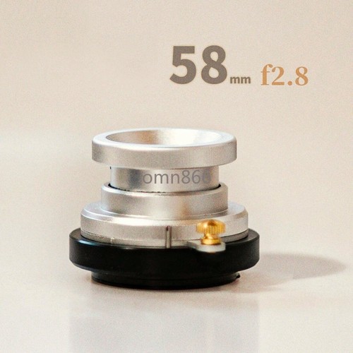 Fixed Focus Soft Free 58mm F2.8 PrimeLens Fr SonyE FujiXF Canon EF EFM M43 Mount - Picture 21 of 21