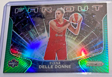 RARE DELLE DONNE GREEN FAR OUT CARD 2021 PANINI WNBA PRIZM WASHINGTON MYSTICS