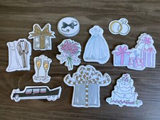 Wedding/special Occasion Die Cuts For Card Making/scrapbooking 93pc. 11 Designs
