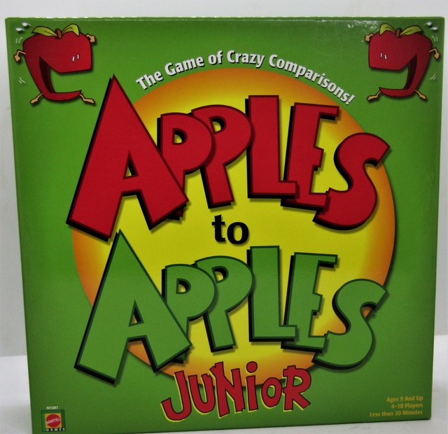Apples To Apples Junior Game 2007 Mattel Ages 9 & Up 100 Complete