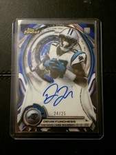 #24/25 Devin Funchess Rookie Auto 2015 Topps Finest Die Cut Packers Michigan