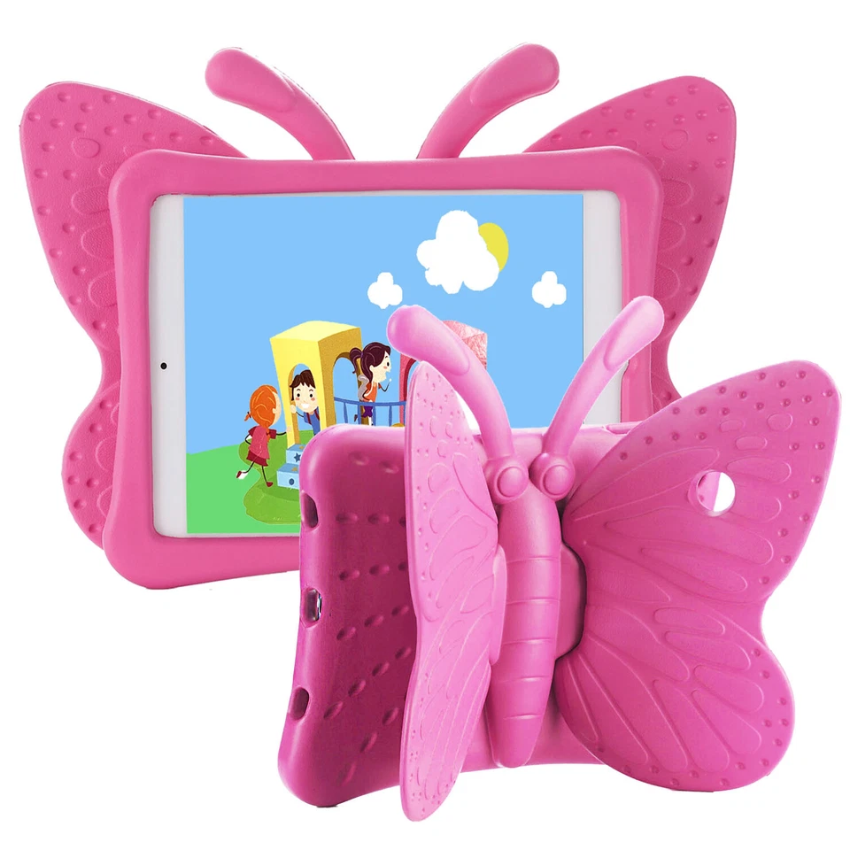 Kids Butterfly Stand EVA Case For iPad (A16) /10th 9th 8th 7th 6th 5th Gen Gifts - Image 4 of 4