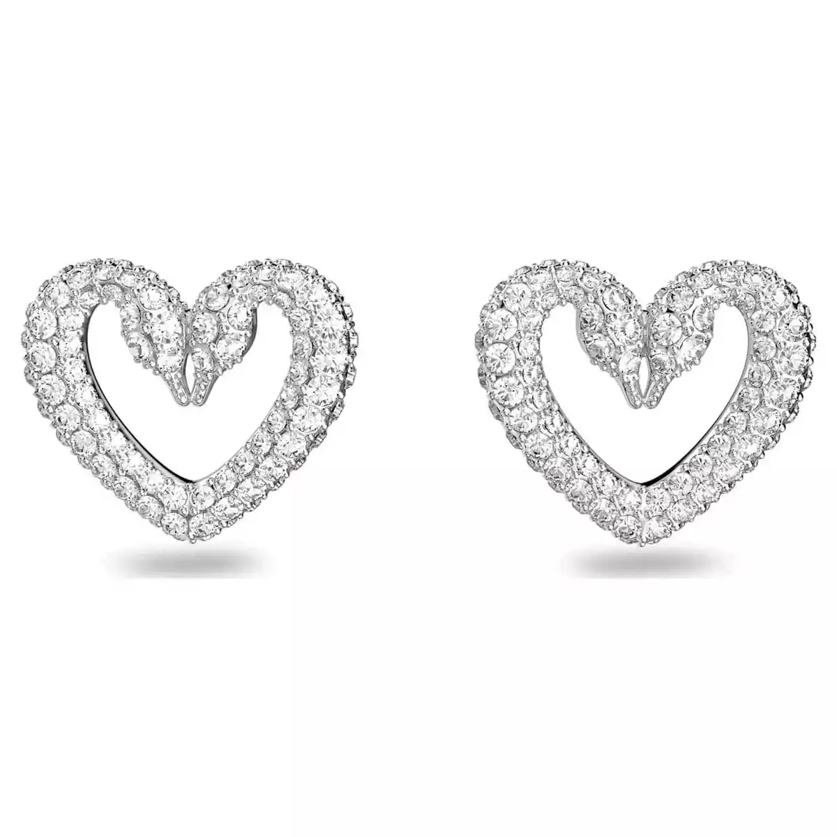Black swarovski crystal stud earrings deals