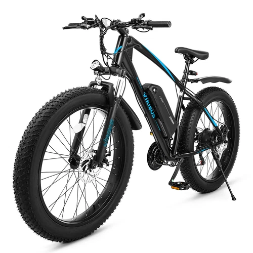 VIRIBUS Electric Mountain Fat Tire  Bike 26" E Bicycle 48v - Picture 10 of 12