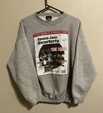 Vintage Space Jam Sweatshirt Warner Bros. Quarterly Tune Squad Size Large S366
