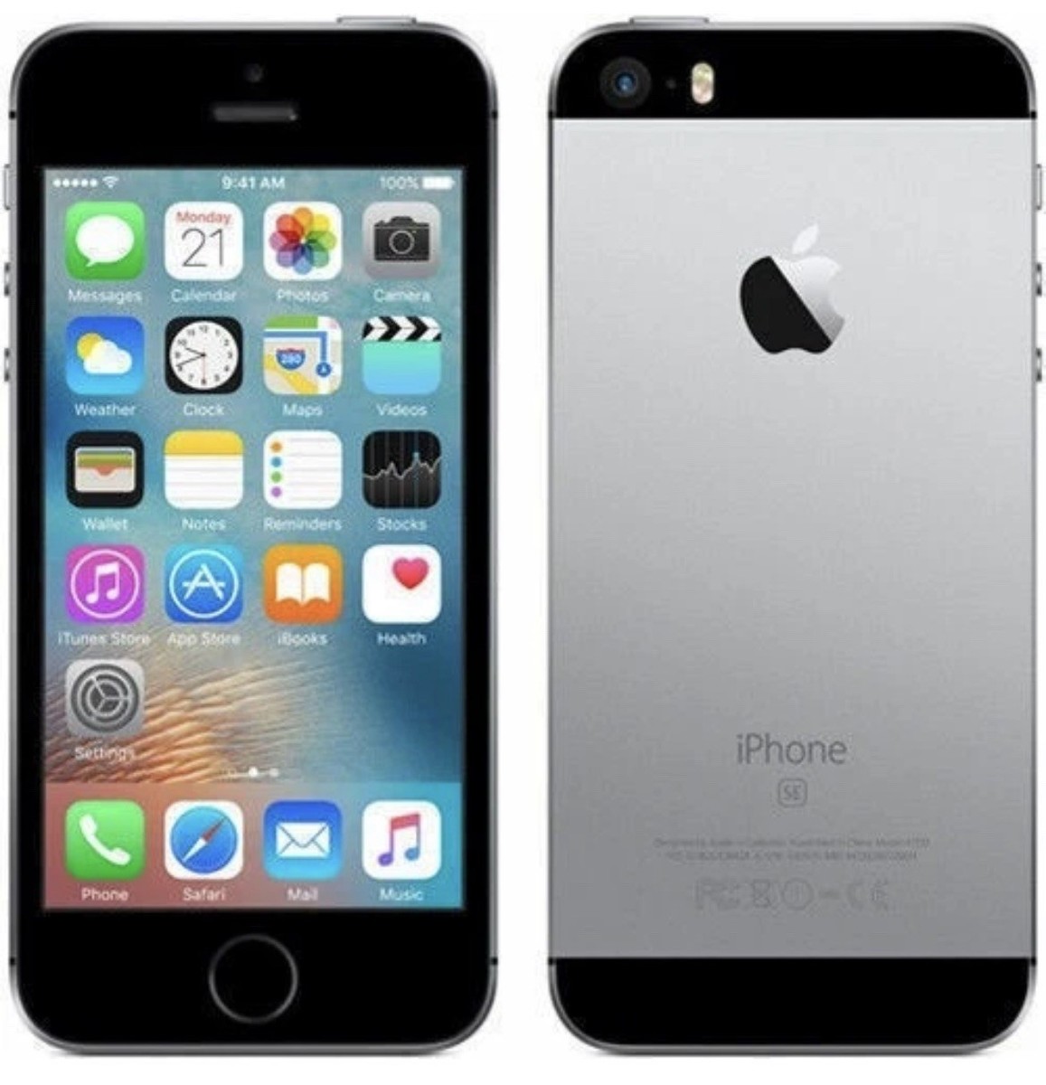 iPhone - iPhone SE スペースグレー  128GB  A1723 SIMフリー iPhone SE（第1世代） [再生新品]海外SIMシムフリー版 Apple SE