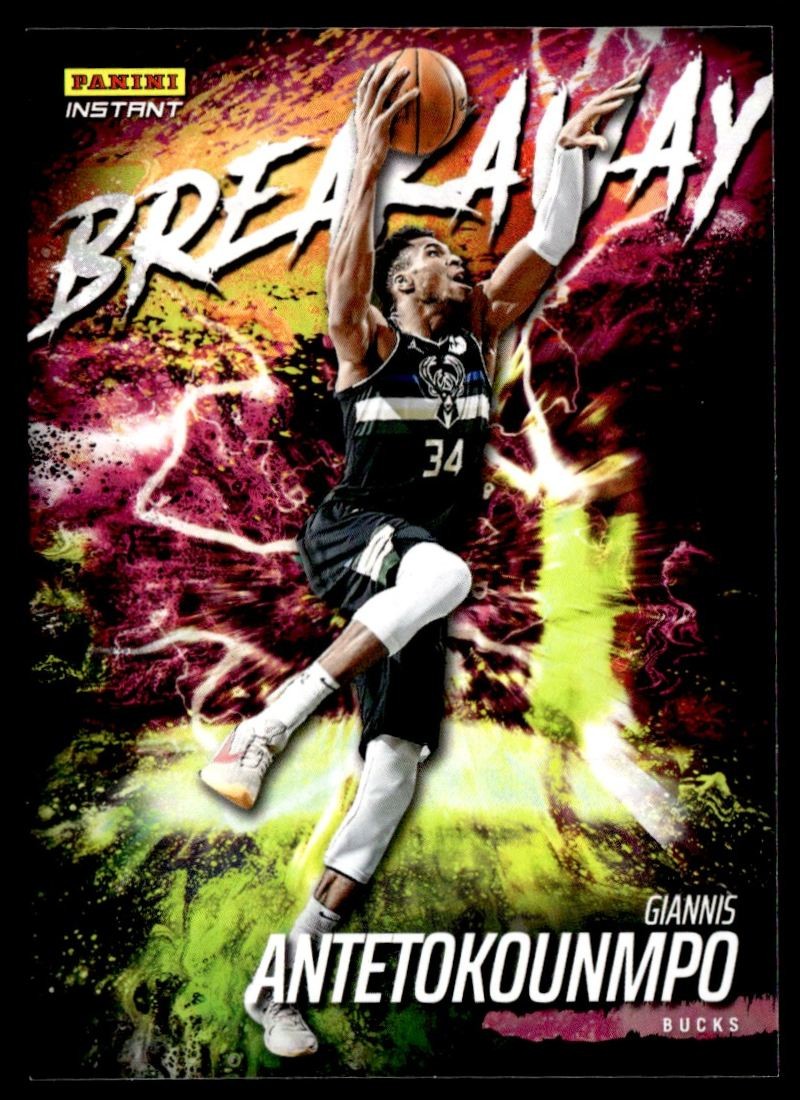 2021-22 Panini Instant NBA Breakaway Giannis Antetokounmpo 1/2819 #B18