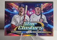 2025 Topps Cosmic Chrome Pete Crow-Armstrong/Kyle Tucker Star Clusters Refractor