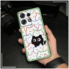 MYDING-Phone Case for MOTO Edge50 Pro/Edge50S pro,  Cute Graffiti Anti-knock
