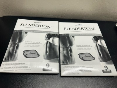 2x Slendertone Replacement Abdominal Toning Gel Pads Unisex 18 Pads See Dates