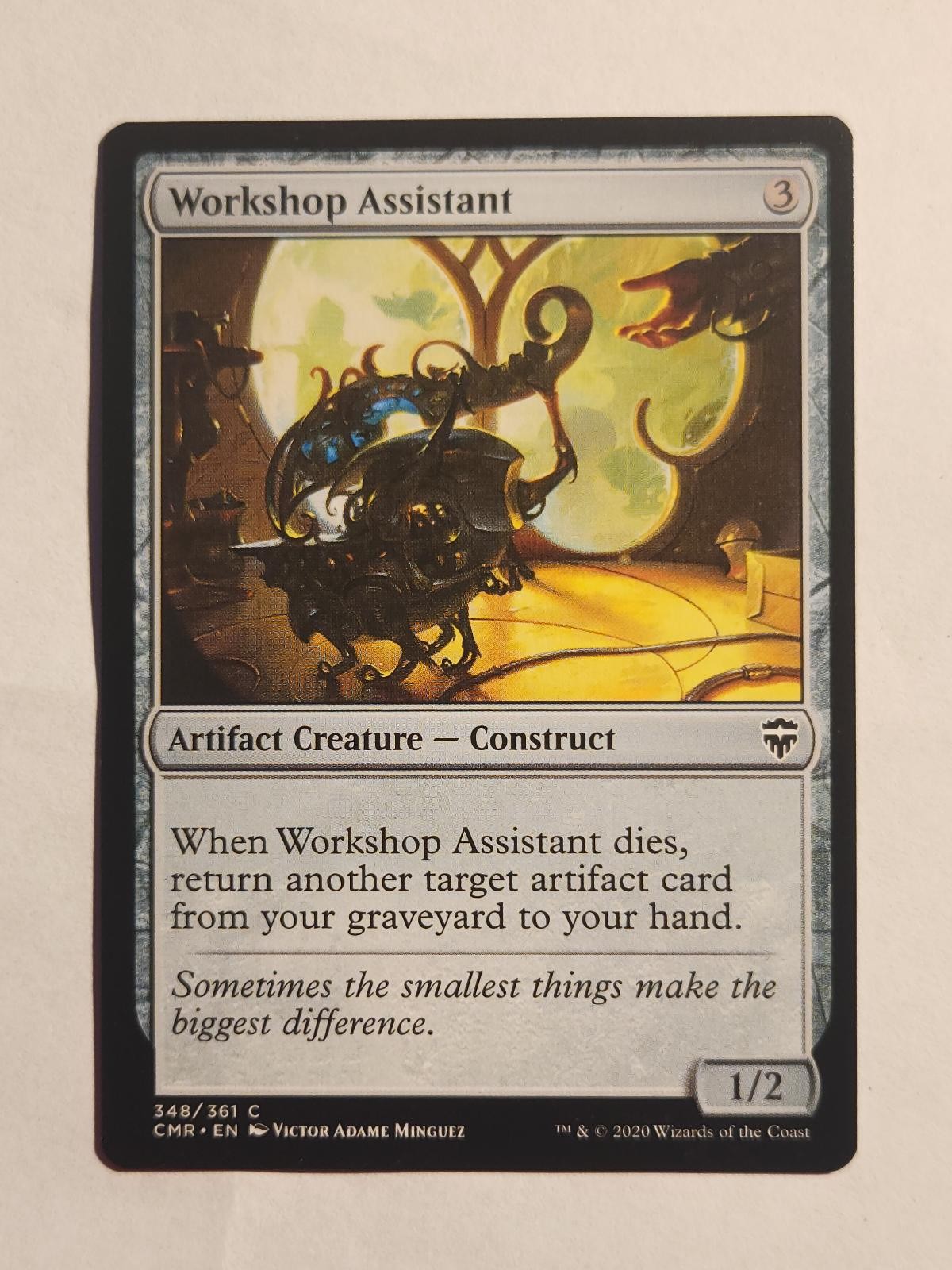 Workshop Assistant 348 Commander Legends Magic: The Gathering Common LP