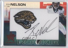 2007 Leaf Rookies & Stars Longevity Ruby Signatures 5/5 Reggie Nelson Auto 0f8