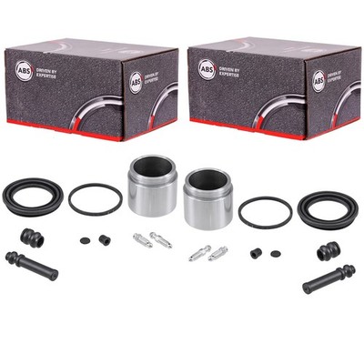 2X A.B.S. BREMSSATTEL RAPARATUR-SATZ VORNE passend für MITSUBISHI COLT LANCER PR