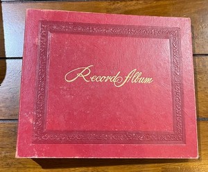 Vintage 45  Vinyl Record Storage DECCA Sleeve Album Book Free USA SHIPPING!