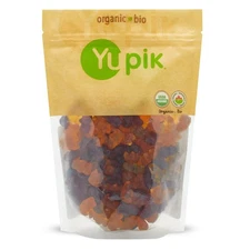 Yupik Organic Fruit Gummy Bears, Gelatin-Free, 1.1 lb (17.6 oz),... 