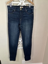 Kut From The Kloth SIZE 12 High Rise Dark Wash Diana Fab Ab Skinny Jeans J76