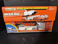 Mattel Wheels 1997 Matchbox Mega-Rig Space Shuttle Transporter Play Set