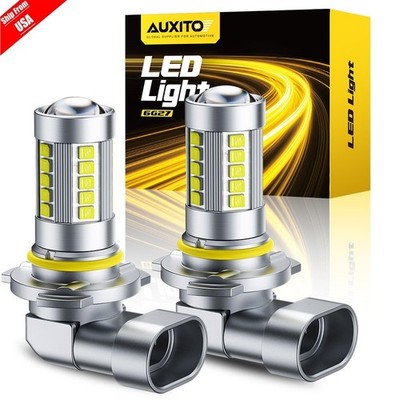 AUXITO LED Fog Driving Light Bulbs 9005 H10 9145 9140 6000K White High Power Kit