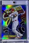 MIKE TROUT RARE TOPPS REFRACTOR INSERT INVESTMENT CARD ANAHEIM ANGELS