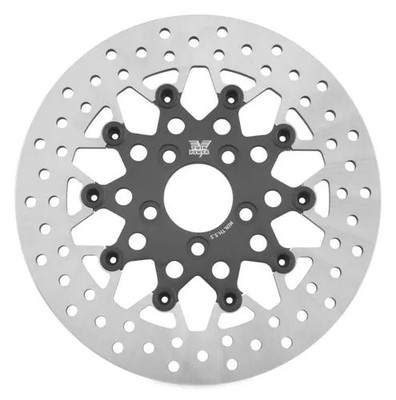 TP Black 11.8 Floating Mesh Rear Brake Rotor Disc Harley Ultra Limited Low 15-19