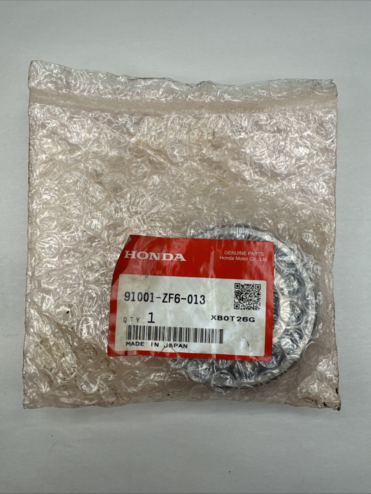 OEM Honda 91001-ZF6-013 Bearing Genuine
