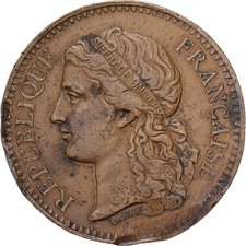 France, Médaille, Exposition universelle de Paris, 1878, Cuivre, TB, Barre