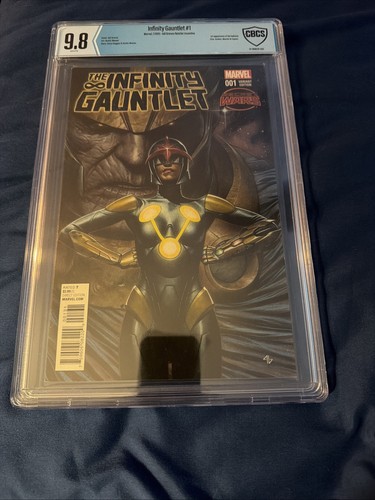 Infinity Gauntlet #1 2015 Adi Granov Variant Marvel Comics CBCS 9.8 Wow!!!