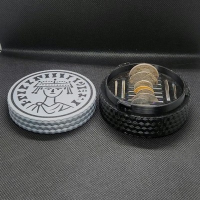 Metalldetektor Münzbehälter gehämmerte Münzen 10 Designs zur Auswahl