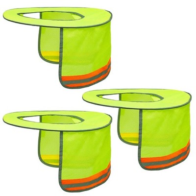 Protector Solar De Malla Para Casco Con Tira De Alta Visibilidad Juego 3