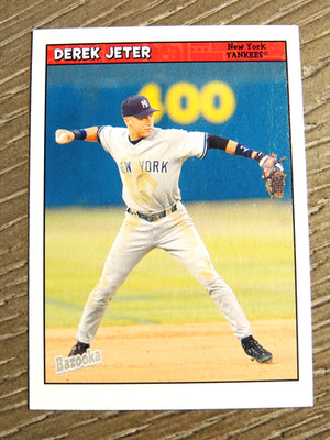 DEREK JETER  2006 TOPPS BAZOOKA  CARD #5   N.Y. YANKEE HOF
