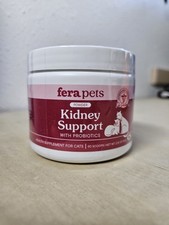 New Fera Pets Kidney Support Powder for Cats with Probiotics 60 Scoops Exp 10/27