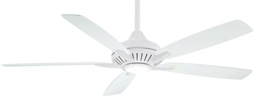 Minka Aire Dyno XL 60" Ceiling Fan - White 5-Blade Remote Control - Picture 1 of 2