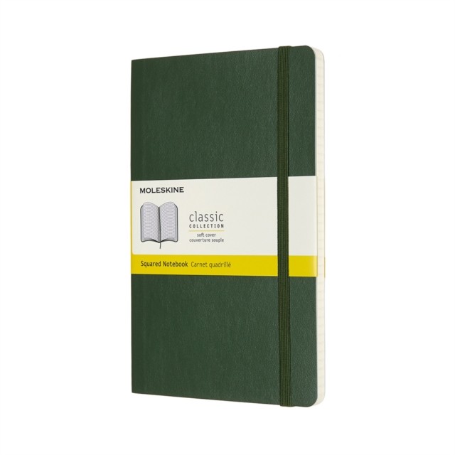 Moleskine Large Squared Softcover Notebook Myrtle Green (Notebook / blank book)