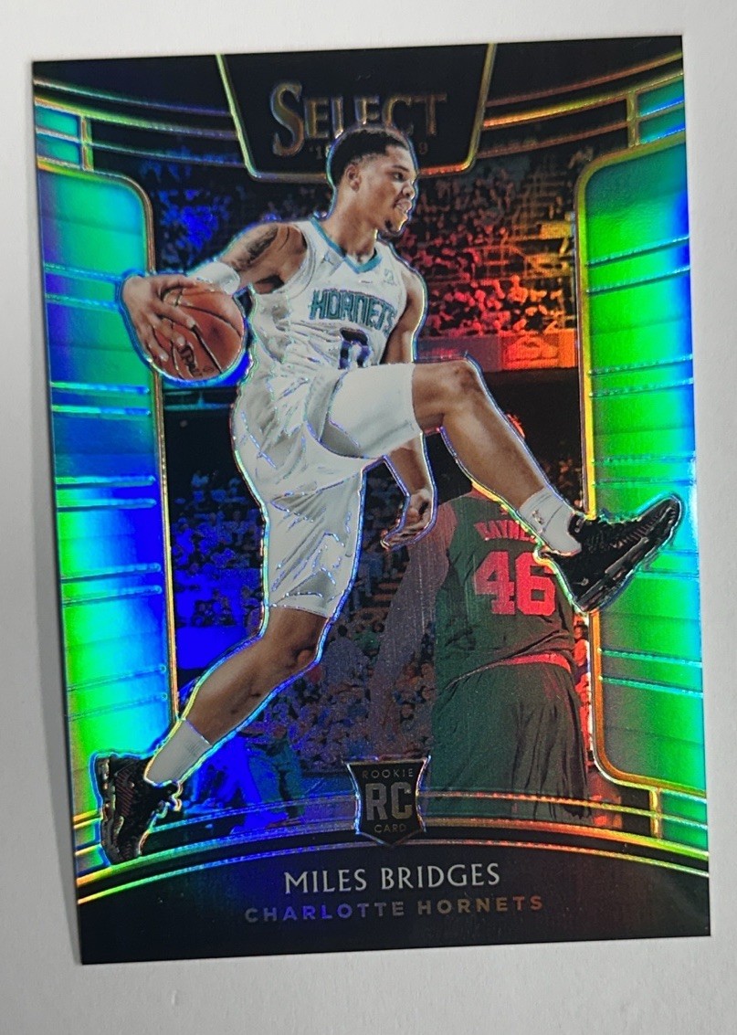 2018-19 Panini Select Light Blue Miles Bridges Rookie 169/299 #17