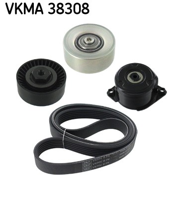 Drive Belt Kit fits BMW 730 E65 3.0D 05 to 08 M57N2306D3 Set SKF 11282339100 New - Image 9