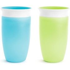 Miracle 360 Sippy Cups for Toddlers 1-3, Spill Proof, 10oz, 2 Pack