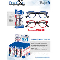 Twin 9 Blu Rosso Diottrie +3,00 Prontixte 2 Paia