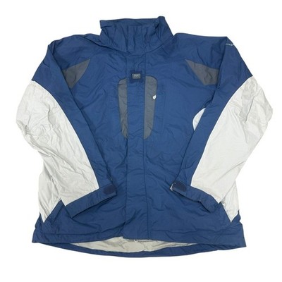 Helly Hansen blau weiß wasserdichte Skijacke Tech XP Colour Block Large