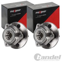 2X Maxgear RADLAGER-SATZ Vorne Passend FÜR Jeep Cherokee Grand Wrangler