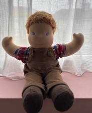 Bamboletta Dolls Waldorf Doll rare capped haired sitting friend excellent cond