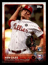 2015 Topps Philadelphia Phillies Ken Giles RC #PHP15 Rookie Mint