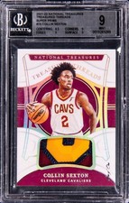 2021 Panini National Treasures Collin Sexton Treasured Threads Super Prime #15