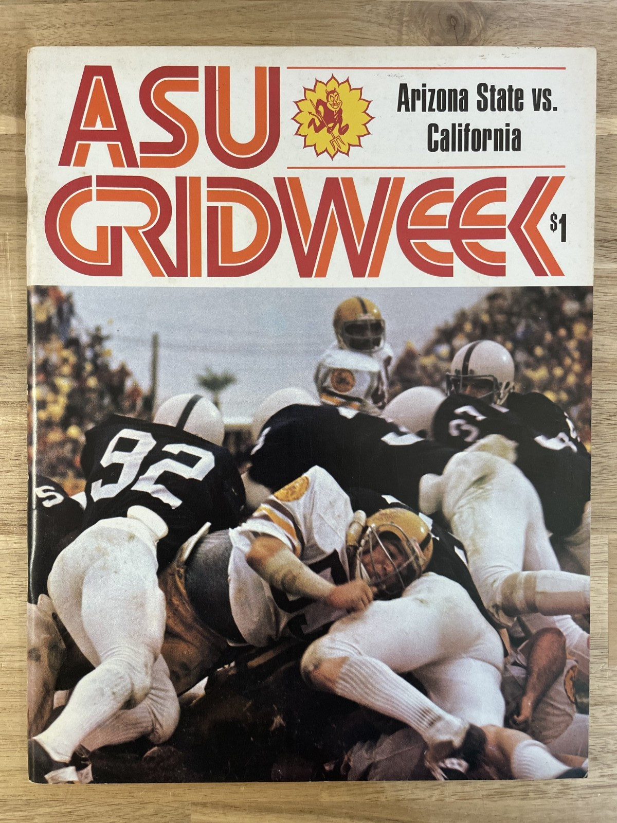 Nov. 4, 1978 Arizona State Sun Devils v California College Football Game Program