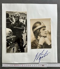 Giacomo Agostini MV Agusta oryginalny autograf
