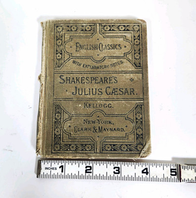 William Shakespeare Julius Caesar Clark & Maynard New York Cloth Illustrated